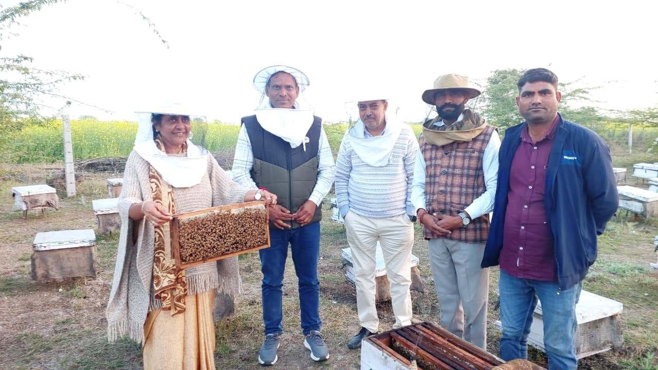 टोंक जिला कलेक्टर कल्पना अग्रवाल ने मधुमक्खी पालन व्यवसाय से जिले के लोगों को जोडऩे की संभावनाओं को तलाशा