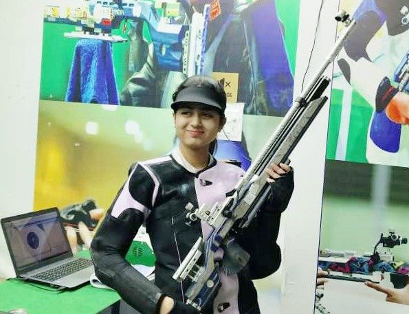 राष्ट्रीय एयर राईफल शूटिंग इण्डिया टीम ट्रायल के लिए अरफिया खान का चयन