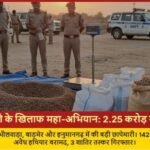 भीलवाड़ा बाड़मेर धौलपुर और हनुमानगढ़ में पकड़े गए तस्कर