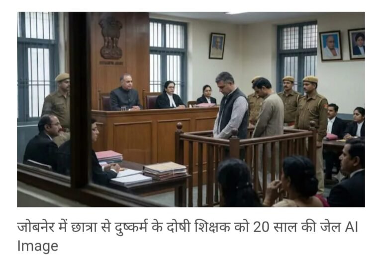 स्कूली छात्रा से रेप के आरोपी शिक्षक व सहयोगी को 20-20 साल की सजा